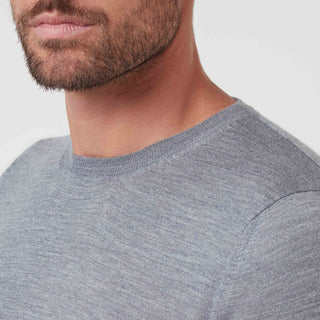 Maglia Girocollo in Lana Seta e Cashmere