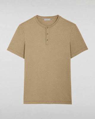 Cotton Crewneck T-Shirt <tc>Giza</tc>