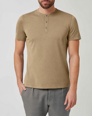 Cotton Crewneck T-Shirt <tc>Giza</tc>