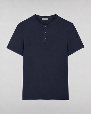 Cotton Crewneck T-Shirt <tc>Giza</tc>