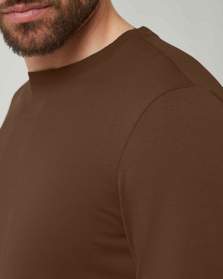 Cotton Crewneck T-Shirt <tc>Giza</tc> m/L