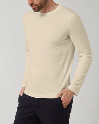 Cotton Crewneck T-Shirt <tc>Giza</tc> m/L