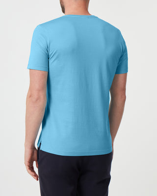 Cotton V-Neck T-Shirt <tc>Giza</tc>