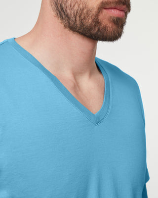 Cotton V-Neck T-Shirt <tc>Giza</tc>