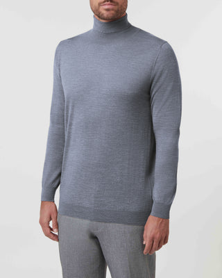 Silk and cashmere turtleneck jersey