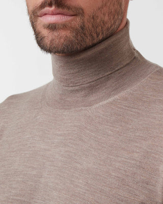 Silk and cashmere turtleneck jersey