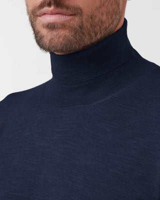Silk and cashmere turtleneck jersey