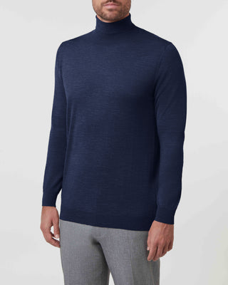 Silk and cashmere turtleneck jersey