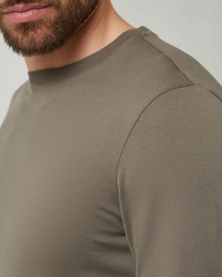 Cotton Crewneck T-Shirt <tc>Giza</tc> m/L