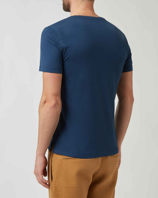 Cotton V-Neck T-Shirt <tc>Giza</tc>